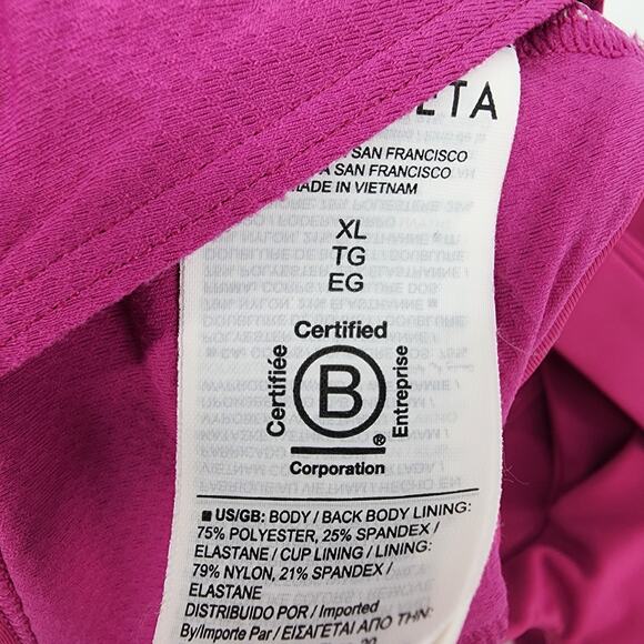 Athleta Pink Sports Bra - Picture 2 of 3